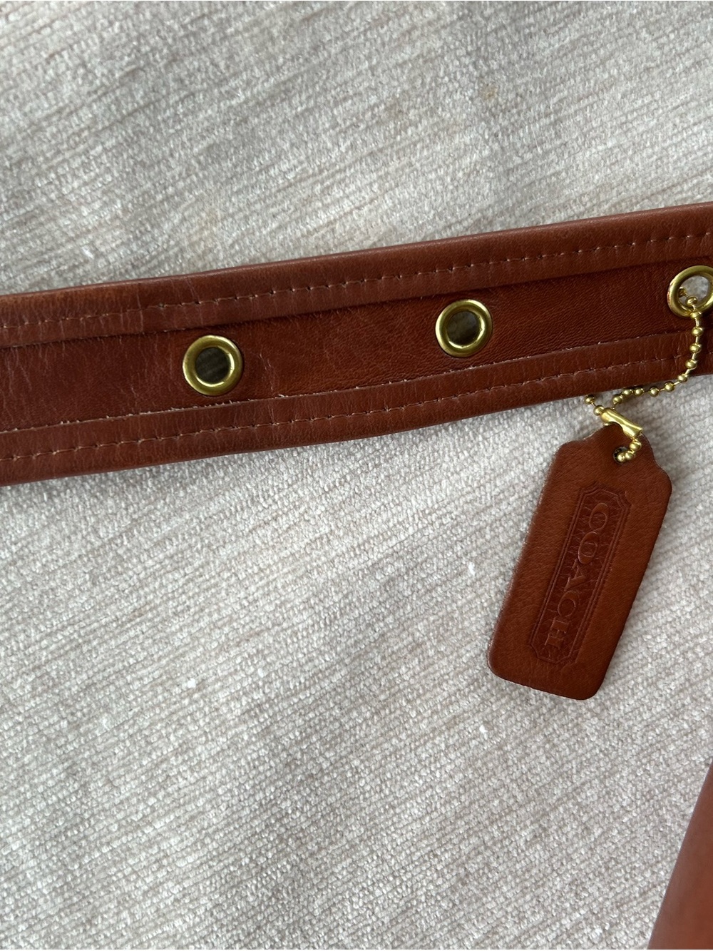 EUC Vintage Coach Taft British Tan - Picture 6 of 16